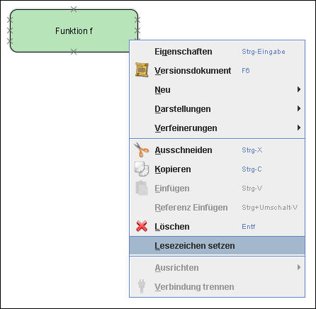 Lesezeichen anlegen
