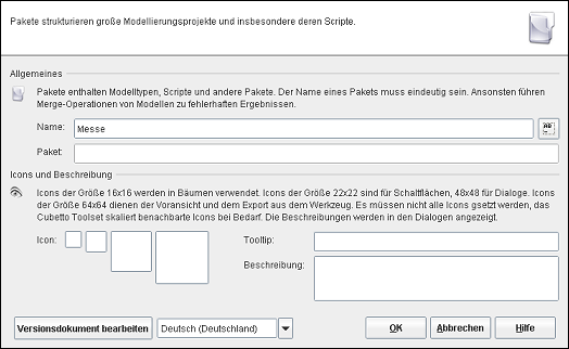 Der Paketeditor