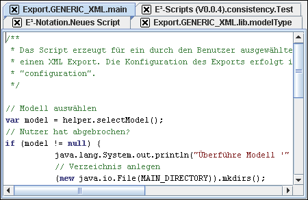 Das Editierfenster