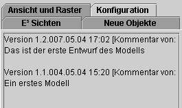 Die Registerkarte Konfiguration